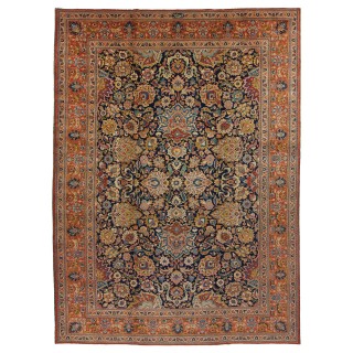 Old Handwoven Carpet, All-over Layout, Wool on Cotton Warp, Tabriz, 290 × 400 cm Ref 11100698