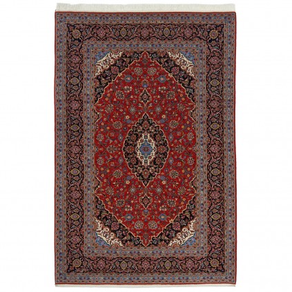 Handwoven Carpet, Corner Medallion Layout, All Wool, Kerman, 200 × 305 cm Ref 10601024