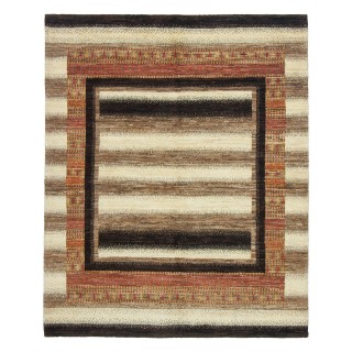 Handwoven Gabbeh, All-over Layout, All Wool, Shiraz, 161 × 203 cm Ref 50301306