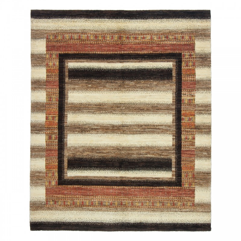 Handwoven Gabbeh, All-over Layout, All Wool, Shiraz, 161 × 203 cm Ref 50301306