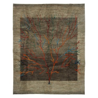 Handwoven Gabbeh, All-over Layout, All Wool, Shiraz, 206 × 258 cm Ref 50501311