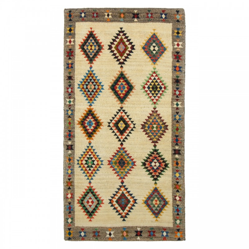 Handwoven Gabbeh, All-over Layout, All Wool, Shiraz, 80 × 157 cm Ref 50101351