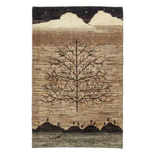 Handwoven Gabbeh, All-over Layout, All Wool, Shiraz, 87 × 136 cm Ref 50101355