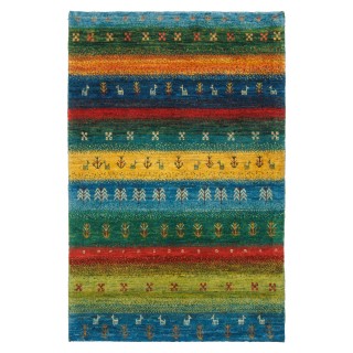 Handwoven Gabbeh, All-over Layout, All Wool, Shiraz, 84 × 130 cm Ref 50101363