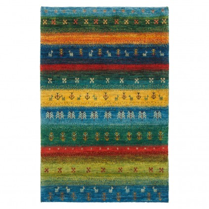 Handwoven Gabbeh, All-over Layout, All Wool, Shiraz, 84 × 130 cm Ref 50101363