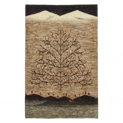 Handwoven Gabbeh, All-over Layout, All Wool, Shiraz, 90 × 141 cm Ref 50101365