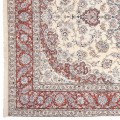 Handwoven Carpet, Corner Medallion Layout, Wool and Silk on Cotton Warp, Nain, 249 × 352 cm Ref 10800794