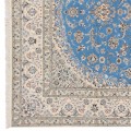 Handwoven Carpet, Corner Medallion Layout, Wool and Silk on Cotton Warp, Nain, 254 × 359 cm Ref 10900795