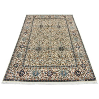 Handwoven Carpet, All-over Layout, Wool and Silk on Cotton Warp, Nain, 205 × 338 cm Ref 10600811