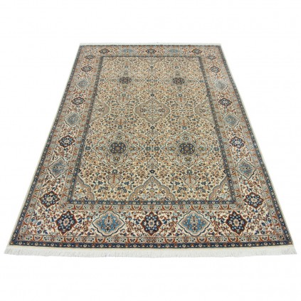 Handwoven Carpet, All-over Layout, Wool and Silk on Cotton Warp, Nain, 205 × 338 cm Ref 10600811
