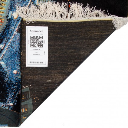 Handwoven Pictorial Rug, All-over Layout, Wool and Silk on Silk Warp, Tabriz, 126 × 206 cm Ref 70200875