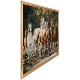 Handwoven Pictorial Rug, All-over Layout, Wool and Silk on Silk Warp, Tabriz, 104 × 150 cm Ref 70100876