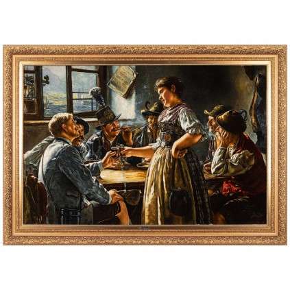 Handwoven Pictorial Rug, All-over Layout, Wool and Silk on Silk Warp, Tabriz, 153 × 100 cm Ref 70100891