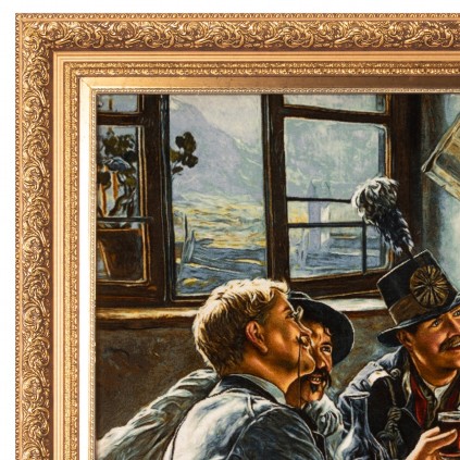 Handwoven Pictorial Rug, All-over Layout, Wool and Silk on Silk Warp, Tabriz, 153 × 100 cm Ref 70100891