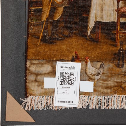 Handwoven Pictorial Rug, All-over Layout, Wool and Silk on Silk Warp, Tabriz, 159 × 98 cm Ref 70100898