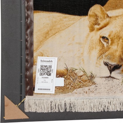 Handwoven Pictorial Rug, All-over Layout, Wool and Silk on Silk Warp, Tabriz, 112 × 147 cm Ref 70100899