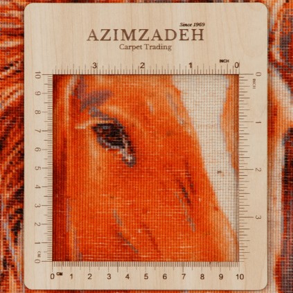 Handwoven Pictorial Rug, All-over Layout, Wool and Silk on Silk Warp, Tabriz, 150 × 125 cm Ref 70100900