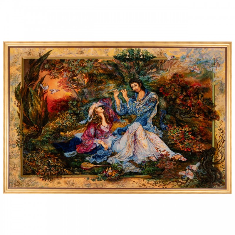 Handwoven Pictorial Rug, All-over Layout, Wool and Silk on Silk Warp, Tabriz, 150 × 253 cm Ref 70300903