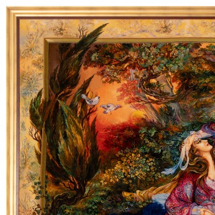 Handwoven Pictorial Rug, All-over Layout, Wool and Silk on Silk Warp, Tabriz, 150 × 253 cm Ref 70300903