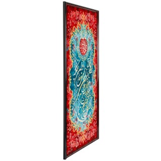 Handwoven Pictorial Rug, All-over Layout, Wool and Silk on Silk Warp, Tabriz, 54 × 103 cm Ref 70000913