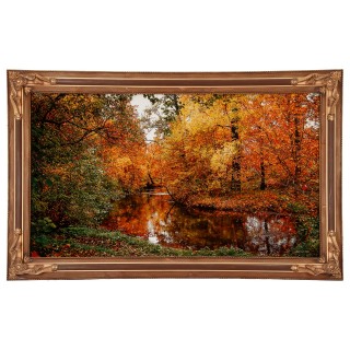 Handwoven Pictorial Rug, All-over Layout, Wool and Silk on Silk Warp, Tabriz, 192 × 111 cm Ref 70200914