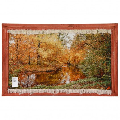 Handwoven Pictorial Rug, All-over Layout, Wool and Silk on Silk Warp, Tabriz, 192 × 111 cm Ref 70200914