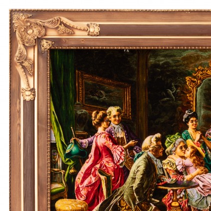 Handwoven Pictorial Rug, All-over Layout, Wool and Silk on Silk Warp, Tabriz, 130 × 86 cm Ref 70100919