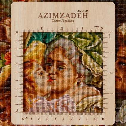 Handwoven Pictorial Rug, All-over Layout, Wool and Silk on Silk Warp, Tabriz, 130 × 86 cm Ref 70100919