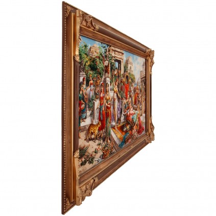 Handwoven Pictorial Rug, All-over Layout, Wool and Silk on Silk Warp, Tabriz, 161 × 90 cm Ref 70100920