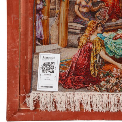 Handwoven Pictorial Rug, All-over Layout, Wool and Silk on Silk Warp, Tabriz, 161 × 90 cm Ref 70100920