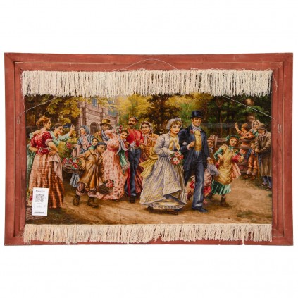 Handwoven Pictorial Rug, All-over Layout, Wool and Silk on Silk Warp, Tabriz, 162 × 103 cm Ref 70100921