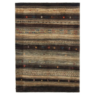 Handwoven Gabbeh, All-over Layout, All Wool, Shiraz, 123 × 172 cm Ref 50201378