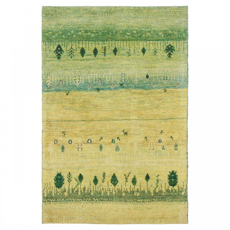 Handwoven Gabbeh, All-over Layout, All Wool, Shiraz, 107 × 160 cm Ref 50101385