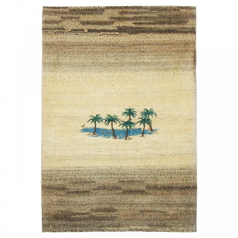 Handwoven Gabbeh, All-over Layout, All Wool, Shiraz, 106 × 155 cm Ref 50101388