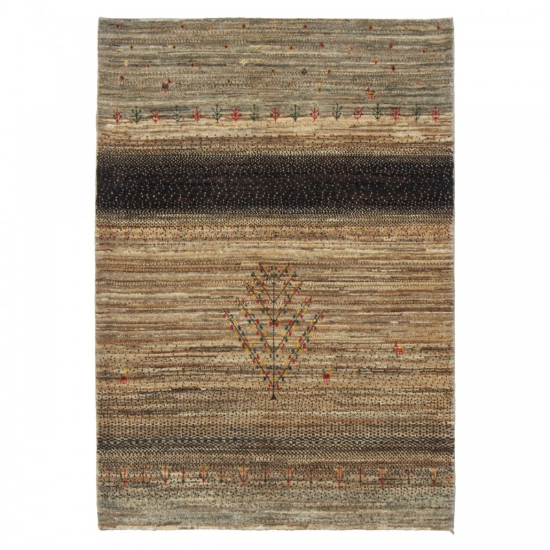 Handwoven Gabbeh, All-over Layout, All Wool, Shiraz, 108 × 154 cm Ref 50101389