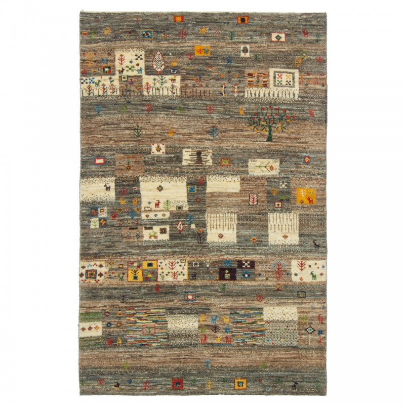 Handwoven Gabbeh, All-over Layout, All Wool, Shiraz, 102 × 159 cm Ref 50101390