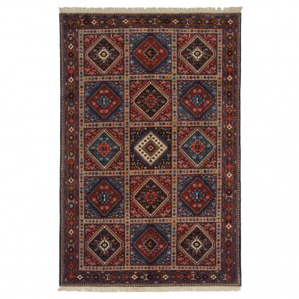 Handwoven Carpet, Square/Block Layout, All Wool, Shiraz, 210 × 320 cm Ref 10601440