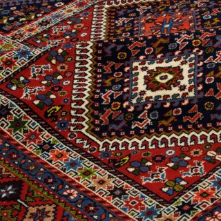 Handwoven Carpet, Square/Block Layout, All Wool, Shiraz, 210 × 320 cm Ref 10601440