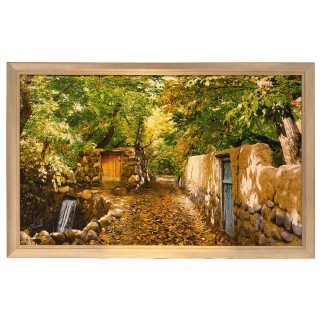 Handwoven Pictorial Rug, All-over Layout, Wool on Cotton Warp, Tabriz, 92 × 151 cm Ref 70101499