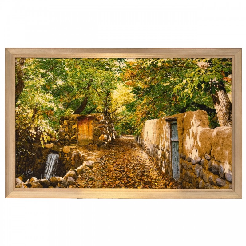 Handwoven Pictorial Rug, All-over Layout, Wool on Cotton Warp, Tabriz, 92 × 151 cm Ref 70101499