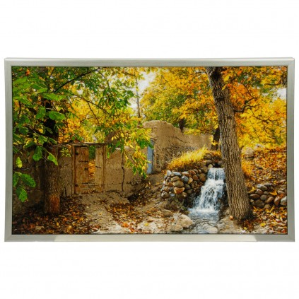 Handwoven Pictorial Rug, All-over Layout, Wool and Silk on Silk Warp, Tabriz, 62 × 100 cm Ref 70001514