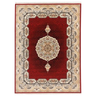 Machine-made Rug, Floral Medallion, Acrylic, Persian Style, Ref 100001