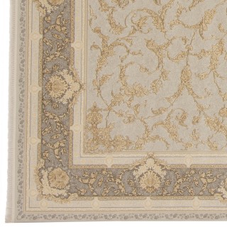 فرش ماشینی طرح افشان گلدار، اکریلیک، سبک پارسی، کد 100007