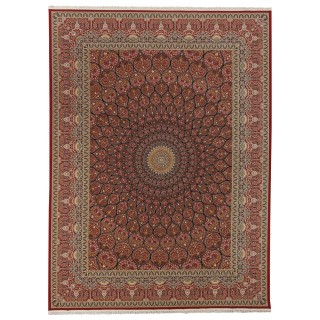 Machine-made Rug, Floral Dome, Acrylic, Persian Style, Ref 100013