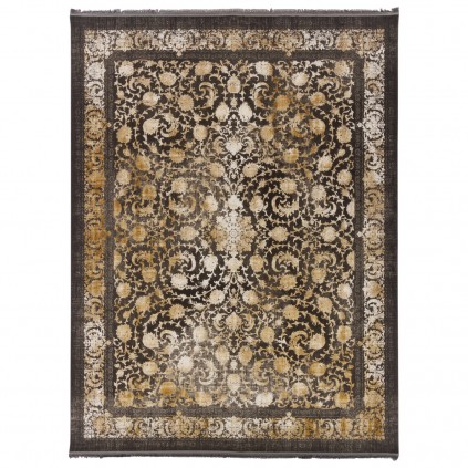 فرش ماشینی طرح افشان مدرن، اکریلیک، سبک پارسی، کد 100015