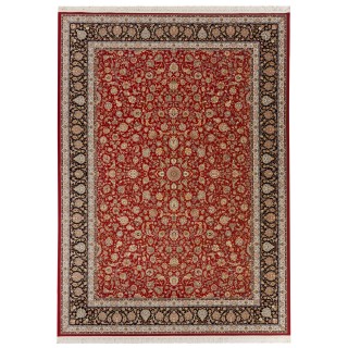 فرش ماشینی طرح افشان شاه عباسی، اکریلیک، سبک پارسی، کد 100049