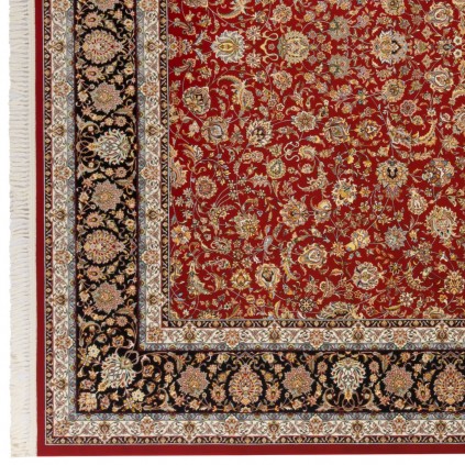 فرش ماشینی طرح افشان شاه عباسی، اکریلیک، سبک پارسی، کد 100049