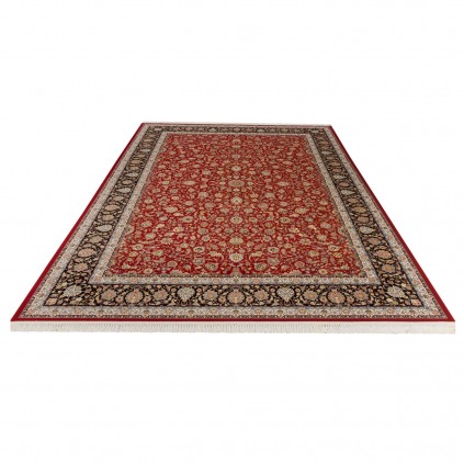 فرش ماشینی طرح افشان شاه عباسی، اکریلیک، سبک پارسی، کد 100049