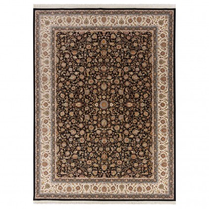 فرش ماشینی طرح افشان شاه عباسی، اکریلیک، سبک پارسی، کد 100049