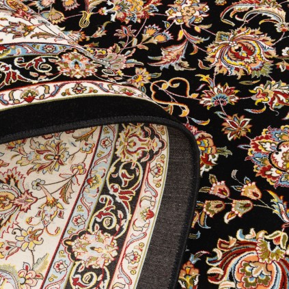 فرش ماشینی طرح افشان شاه عباسی، اکریلیک، سبک پارسی، کد 100049